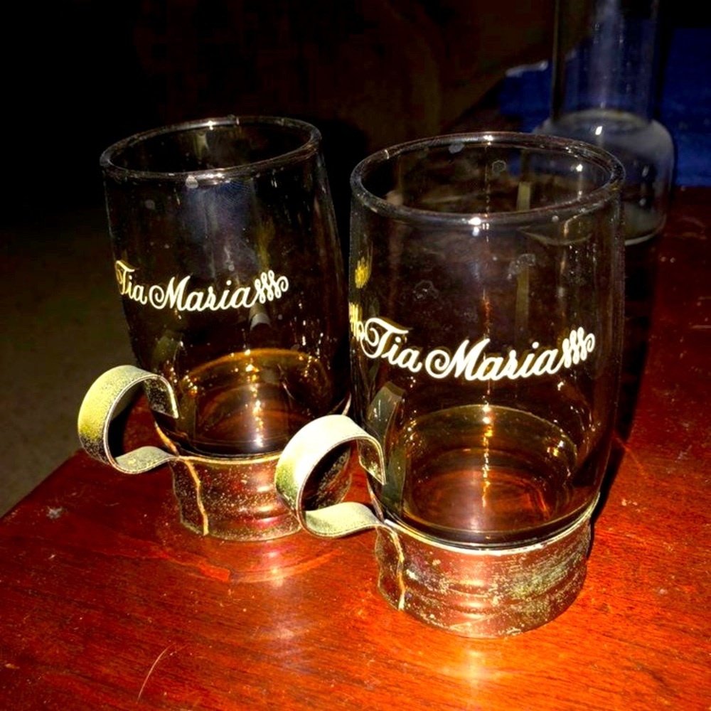 Tia Maria drink glasses